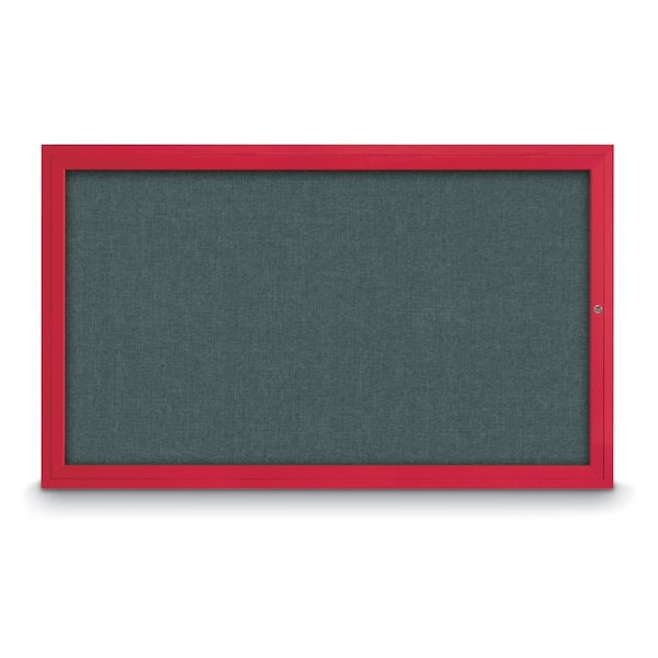 Hinge-less Radius Corkboard, 18"x24", Satin Alum Frame/Surf